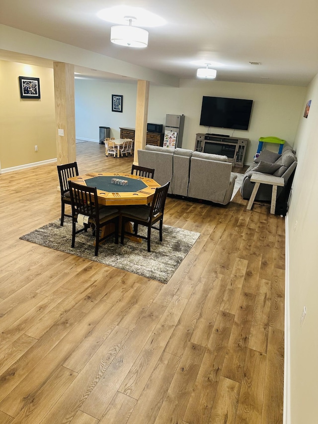 133 Bingham Dr, Brooklyn, MI 49230 - dining area featuring wood finished floors