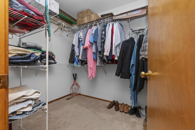 3755 Oak Dr, Ypsilanti, MI 48197 - spacious closet featuring visible vents and carpet floors