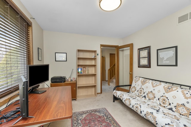3755 Oak Dr, Ypsilanti, MI 48197 - home office with visible vents and light colored carpet