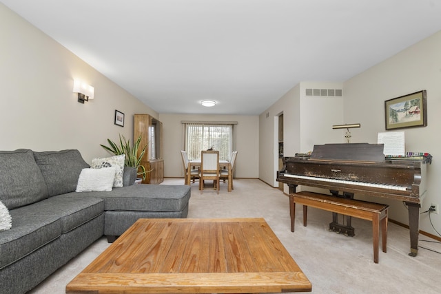 3755 Oak Dr, Ypsilanti, MI 48197 - living area with visible vents and light colored carpet