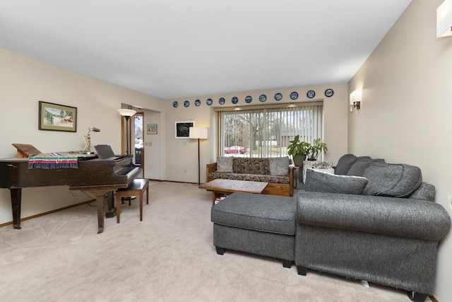 3755 Oak Dr, Ypsilanti, MI 48197 - living room with baseboards and carpet floors