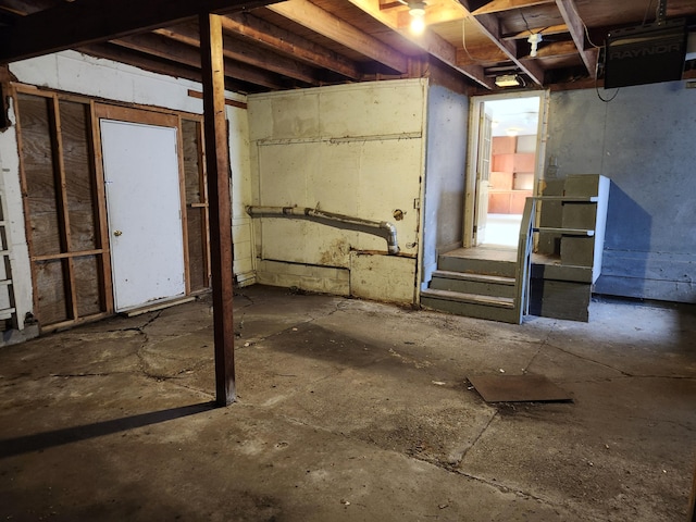 309 N Main St, Scottville, MI 49454 - view of unfinished below grade area