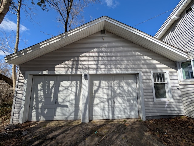 309 N Main St, Scottville, MI 49454 - view of garage