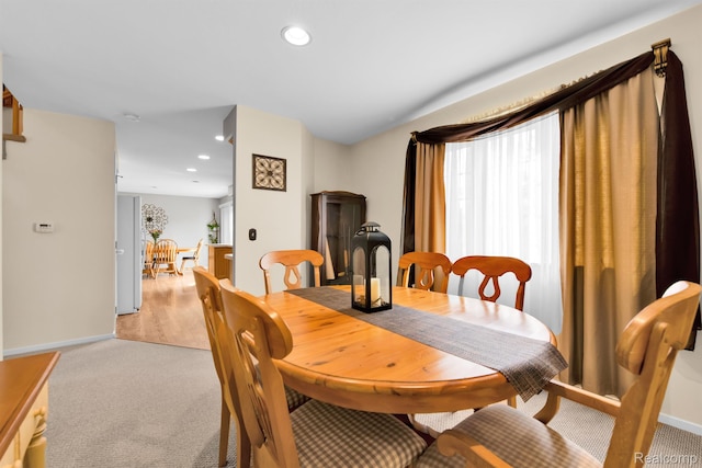 5280 Brantford, Grand Blanc, MI 48439 - dining area with light colored carpet and recessed lighting