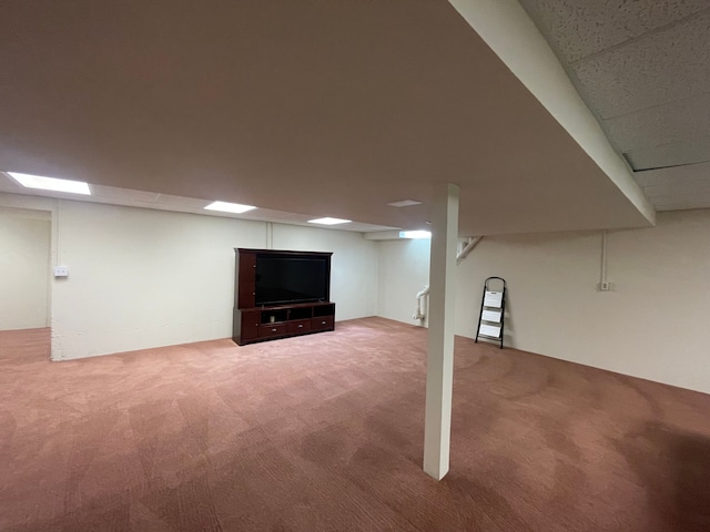 6181 Warwick Dr, Commerce Twp, MI 48382 - finished basement with carpet floors