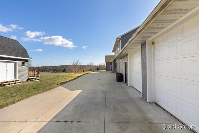 view of side of property