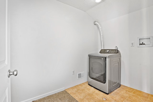25763 Gibraltar Rd, Flat Rock, MI 48134 - washroom with laundry area, washer / dryer, and visible vents
