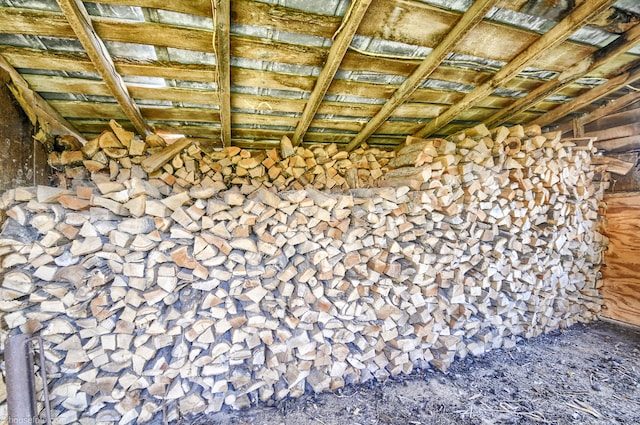 view of attic