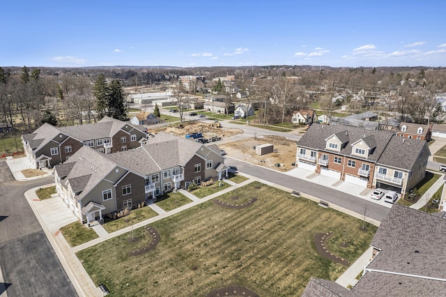 622 Boardwalk Ln, Dexter, MI 48130 - drone / aerial view with a residential view