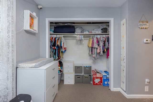 view of closet