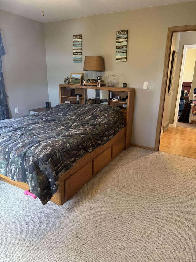 18175 Lake Dr, Big Rapids, MI 49307 - carpeted bedroom featuring baseboards
