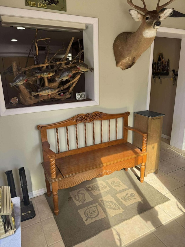 18175 Lake Dr, Big Rapids, MI 49307 - sitting room with tile patterned flooring