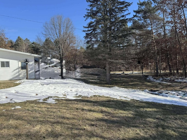 18175 Lake Dr, Big Rapids, MI 49307 - view of yard covered in snow
