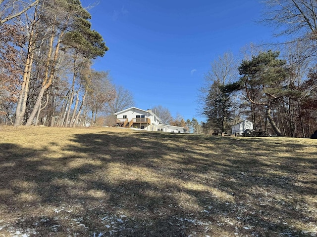 18175 Lake Dr, Big Rapids, MI 49307 - view of yard featuring stairs