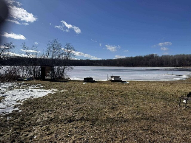 18175 Lake Dr, Big Rapids, MI 49307 - view of water feature featuring a wooded view