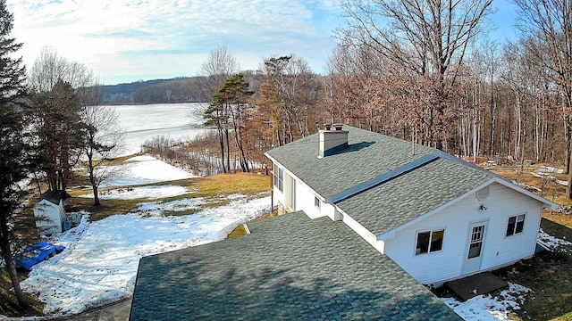 18175 Lake Dr, Big Rapids, MI 49307 - view of snowy aerial view