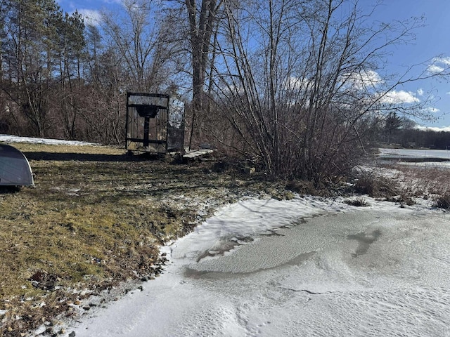 18175 Lake Dr, Big Rapids, MI 49307 - view of yard covered in snow
