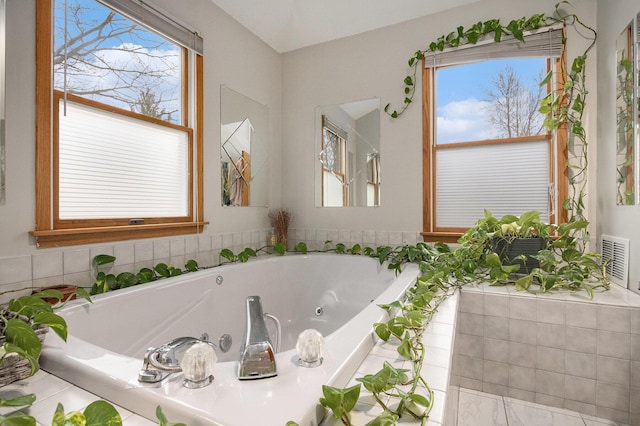 3804 Lincoln Ave, Saint Joseph, MI 49085 - full bath featuring visible vents and a tub with jets
