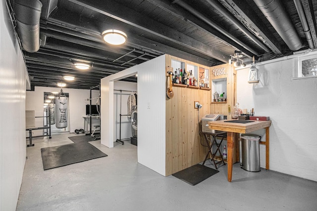 3804 Lincoln Ave, Saint Joseph, MI 49085 - basement with water heater