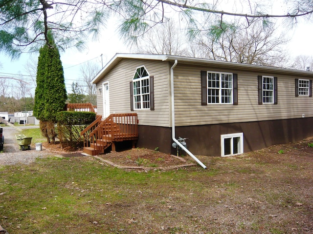 view of side of property