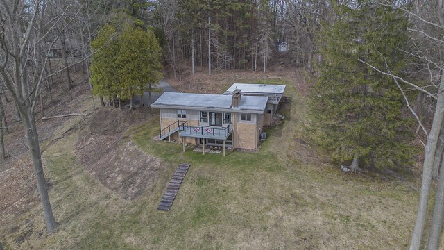 3942 Harmon Dr, Fremont, MI 49412 - birds eye view of property