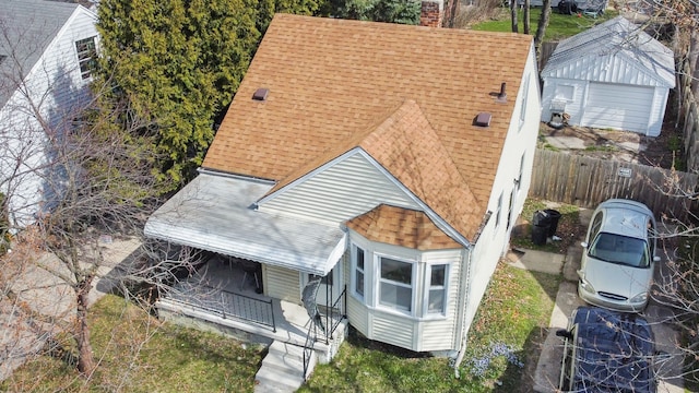 aerial view