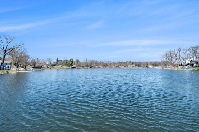 property view of water