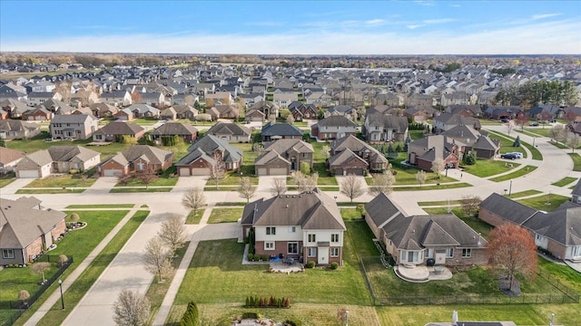 birds eye view of property featuring a residential view