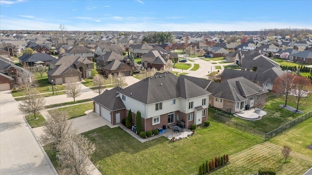 drone / aerial view featuring a residential view