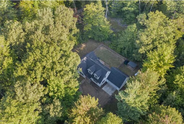 10412 W Woodrow Rd, Shelby, MI 49455 - aerial view featuring a view of trees
