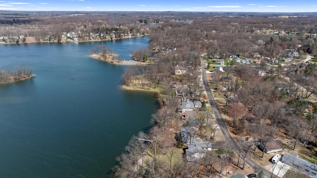 11672 Bradley Dr, Jerome, MI 49249 - birds eye view of property with a water view