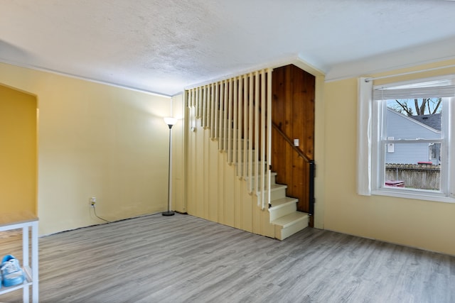 21160 Inkster Rd, Southfield, MI 48033 - interior space featuring stairs and wood finished floors