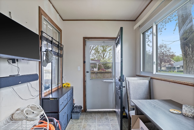 21160 Inkster Rd, Southfield, MI 48033 - interior space with ornamental molding