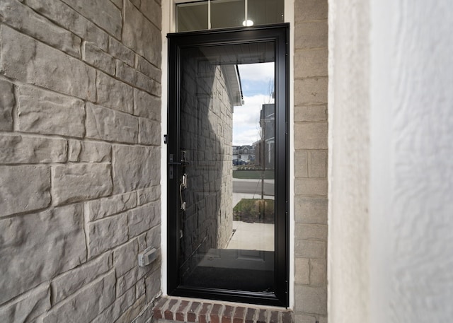 view of entrance to property