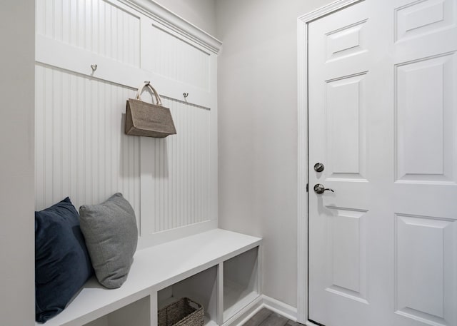 view of mudroom
