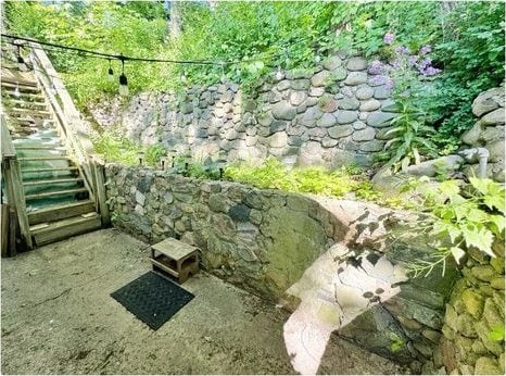 520 Bellevue Ave, Lake Orion, MI 48362 - view of storm shelter featuring stairway