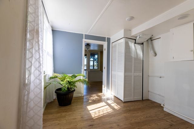 520 Bellevue Ave, Lake Orion, MI 48362 - hall featuring wood finished floors
