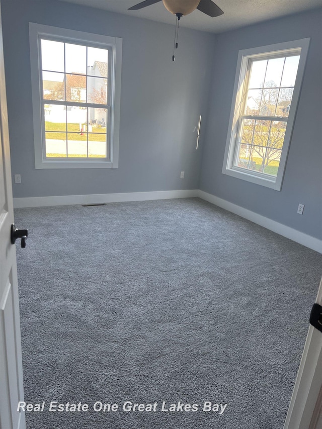 8311 Goldfinch Rd, Freeland, MI 48623 - carpeted spare room featuring plenty of natural light and a ceiling fan