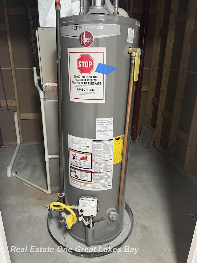 8311 Goldfinch Rd, Freeland, MI 48623 - utilities with gas water heater