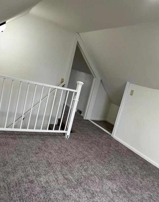 327 E Main St, Vermontville, MI 49096 - additional living space with vaulted ceiling and carpet