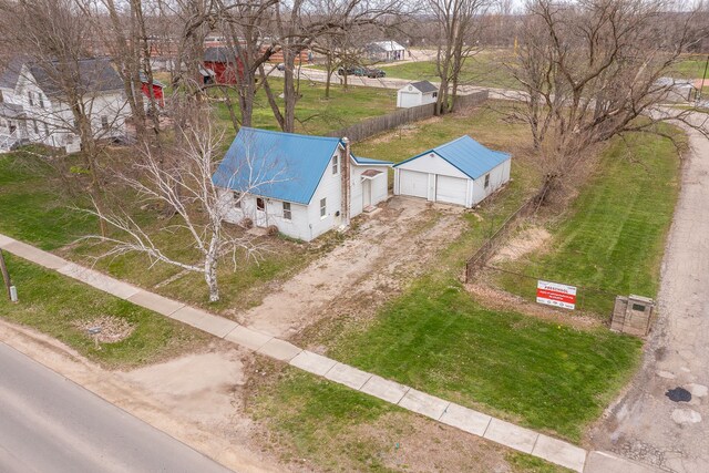327 E Main St, Vermontville, MI 49096 - drone / aerial view