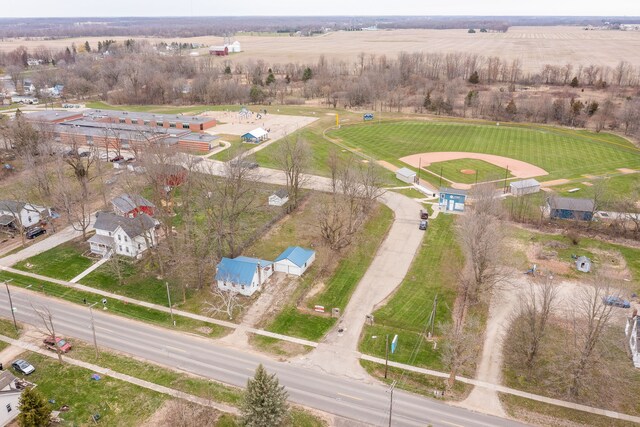327 E Main St, Vermontville, MI 49096 - drone / aerial view featuring a rural view