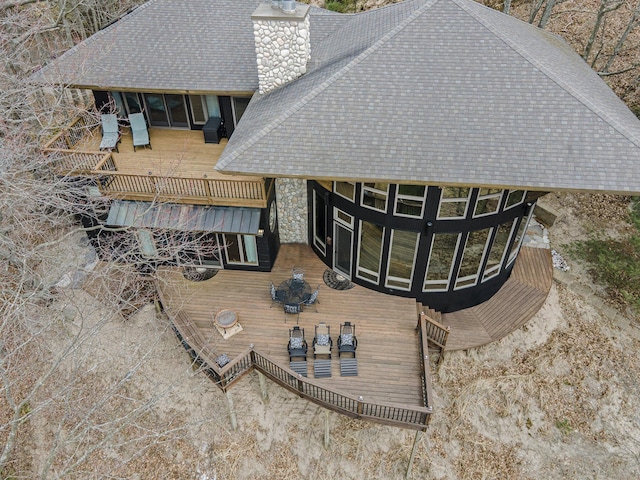 aerial view