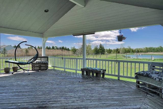 8322 N Short Rd NW, Columbus, MI 48063 - wooden terrace with a yard