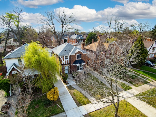 19319 Pennington Dr, Detroit, MI 48221 - drone / aerial view with a residential view