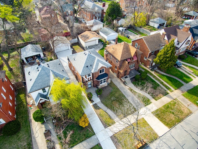 19319 Pennington Dr, Detroit, MI 48221 - bird's eye view with a residential view