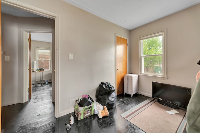 14424 Edmore Dr, Detroit, MI 48205 - interior space with baseboards and wood finished floors