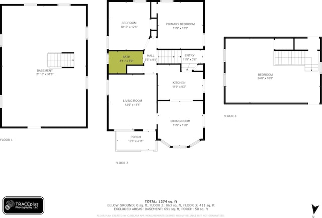 14424 Edmore Dr, Detroit, MI 48205 - floor plan