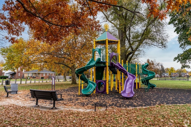 14424 Edmore Dr, Detroit, MI 48205 - community jungle gym featuring fence