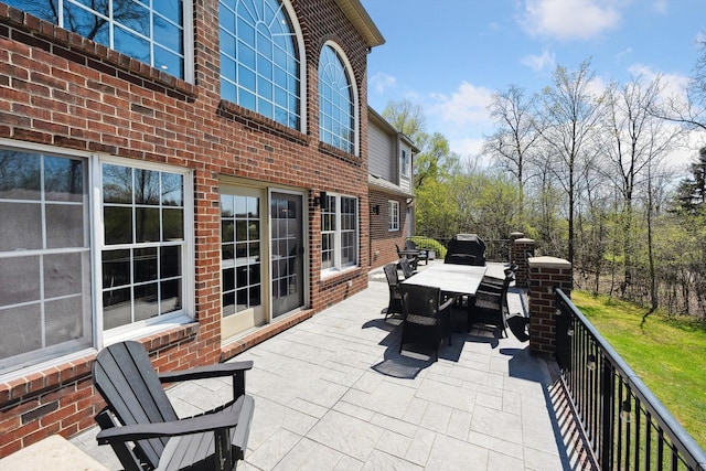 view of patio / terrace with outdoor dining space